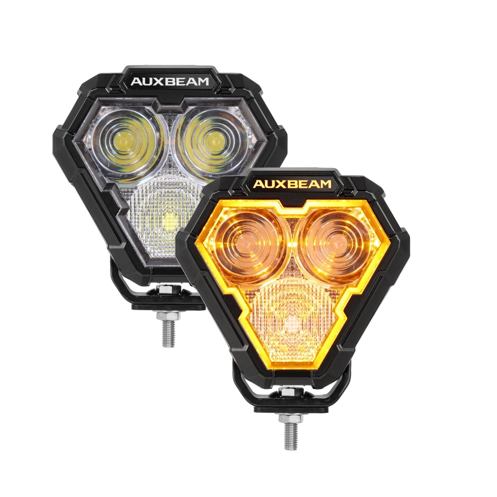 Auxbeam MASTER-T 5-inch triangle combo pod lights