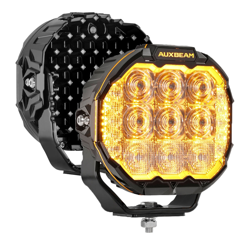 Auxbeam MASTER-T 7-inch round combo pod lights