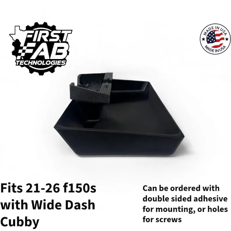 Starlink Mini Dashboard Mount 2021-2026 Ford F-150 Raptor Wide Dash Cubby | Custom Fit | Made in USA