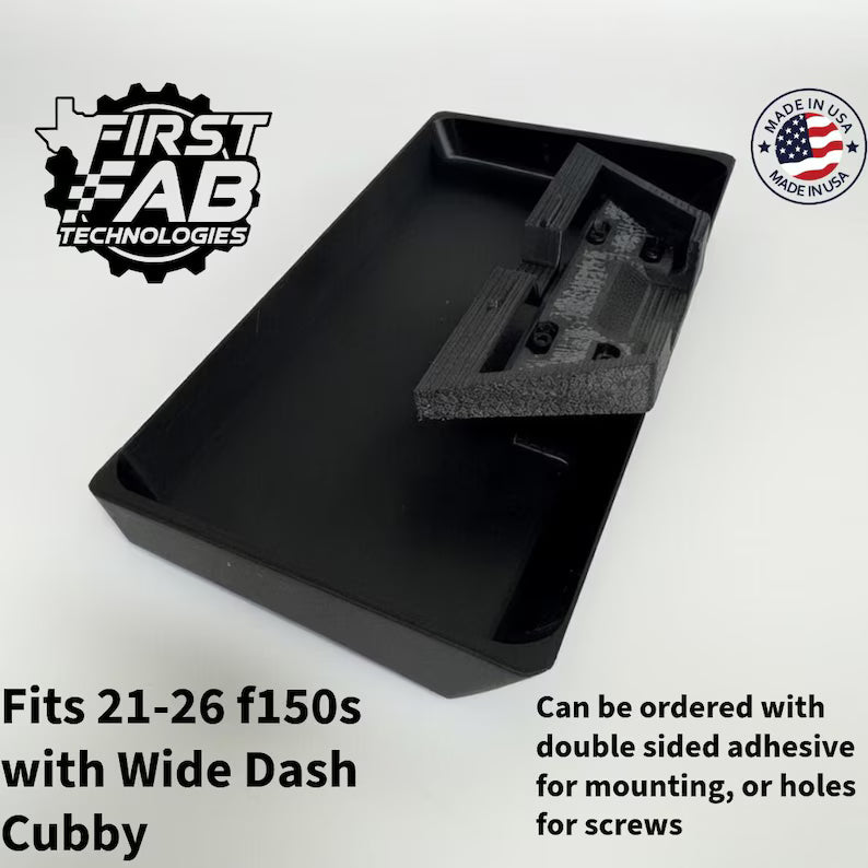 Starlink Mini Dashboard Mount 2021-2026 Ford F-150 Raptor Wide Dash Cubby | Custom Fit | Made in USA