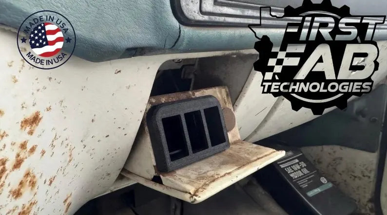73-87 Squarebody Square Body Chevy C10 Ashtray Insert Switch Panel Rocker | Custom Fit | Made in USA