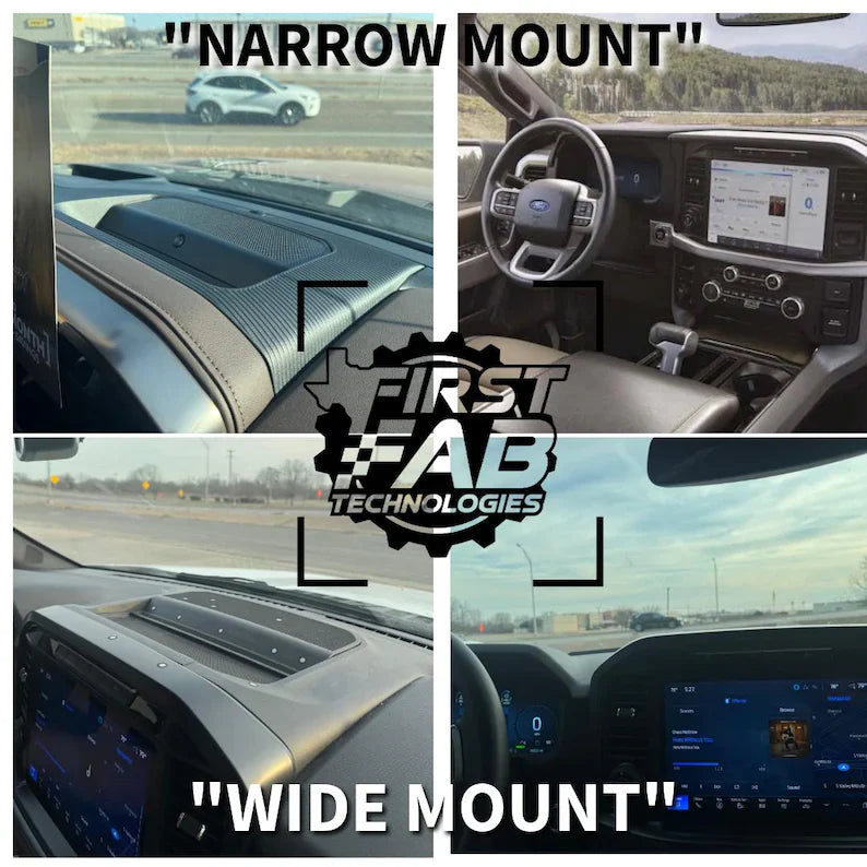 Starlink Mini Dashboard Mount 2021-2026 Ford F-150 Raptor Narrow Dash Cubby | Custom Fit | Made in USA