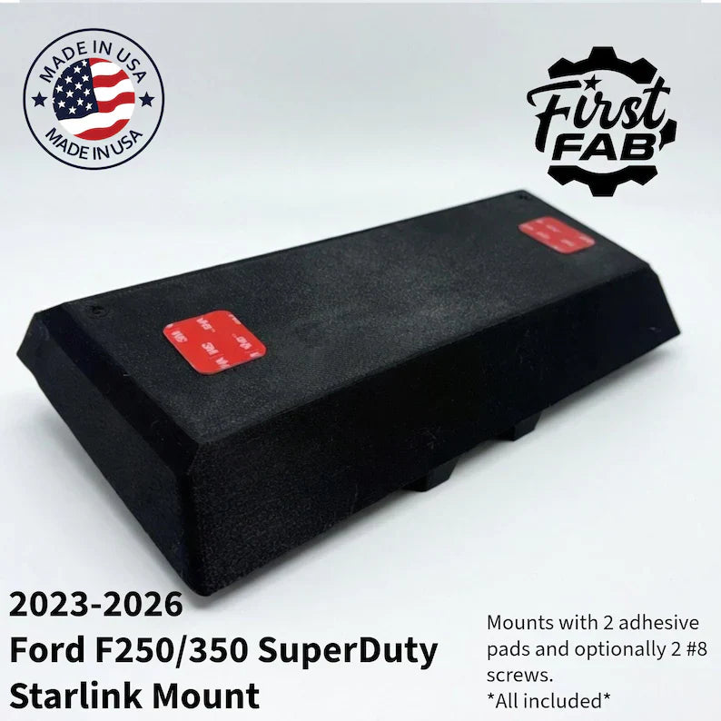 Starlink Mini Dashboard Mount 2023-2026 Ford F250 F350 Super Duty Truck | Custom Fit | Made in USA
